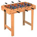VIDAXL Mini table de football 69x37x62 cm Érable