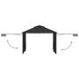 Voir la diapositive 3 : VIDAXL Belvedere et double toits etentus 3x3x2,75 m Anthracite 180g/m^2