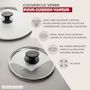Voir la diapositive 3 : Fackelmann Couvercle de cuisson en verre 16 cm Fackelmann