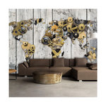 Paris Prix Papier Peint II  Mechanical World. Coloris disponibles : Multicolore