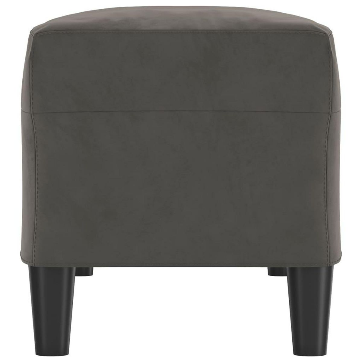 VIDAXL Banc Gris fonce 100x35x41 cm Velours