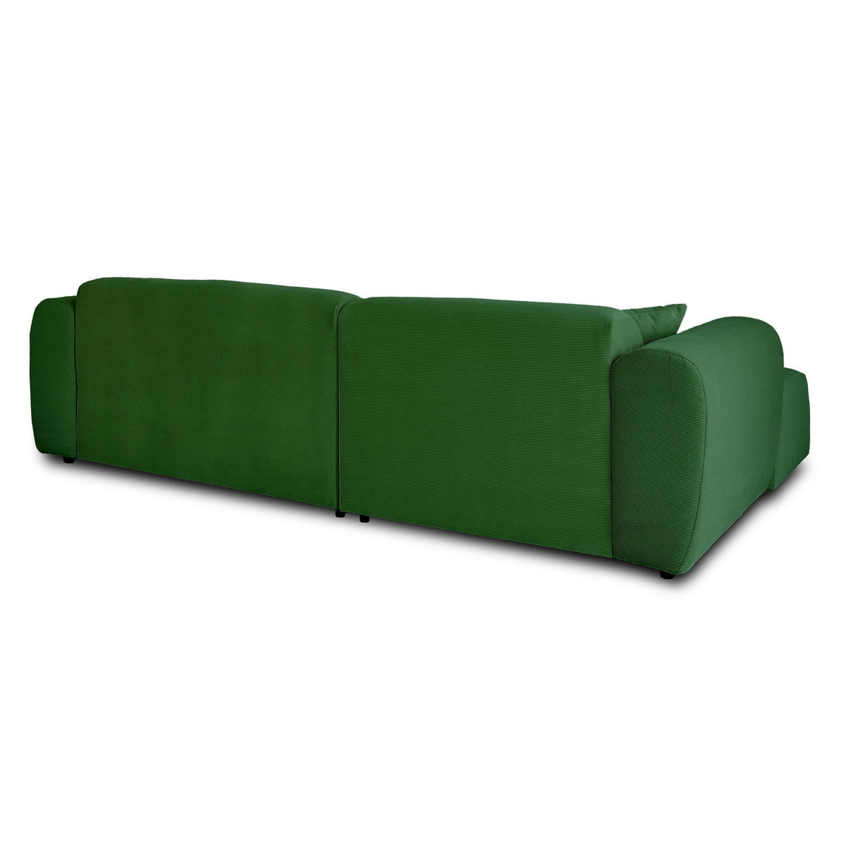 LISA DESIGN Aumance - canapé d'angle gauche 4 places - en velours côtelé