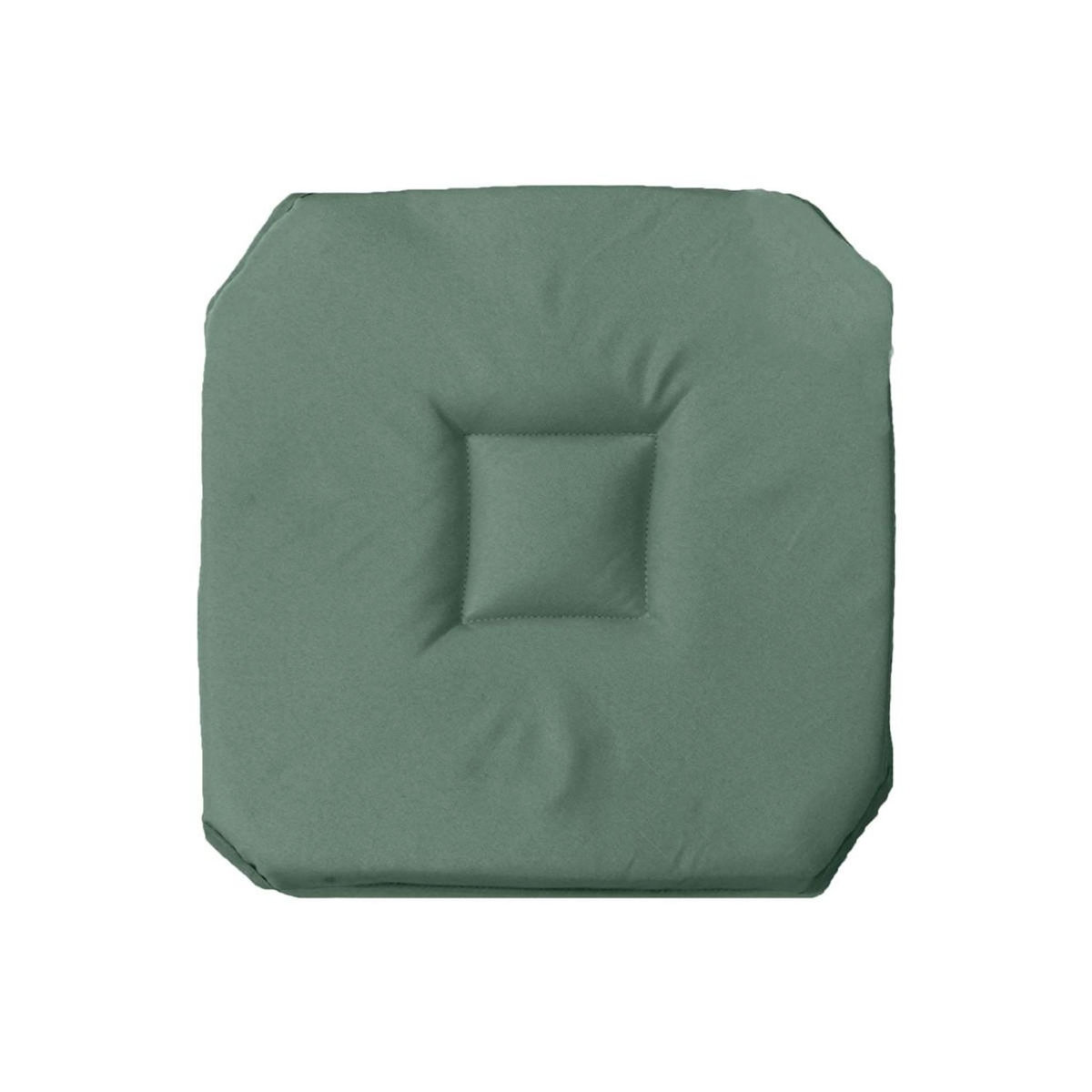 Paris Prix Galette de Chaise  Essentiel  40x40cm Vert Cèdre