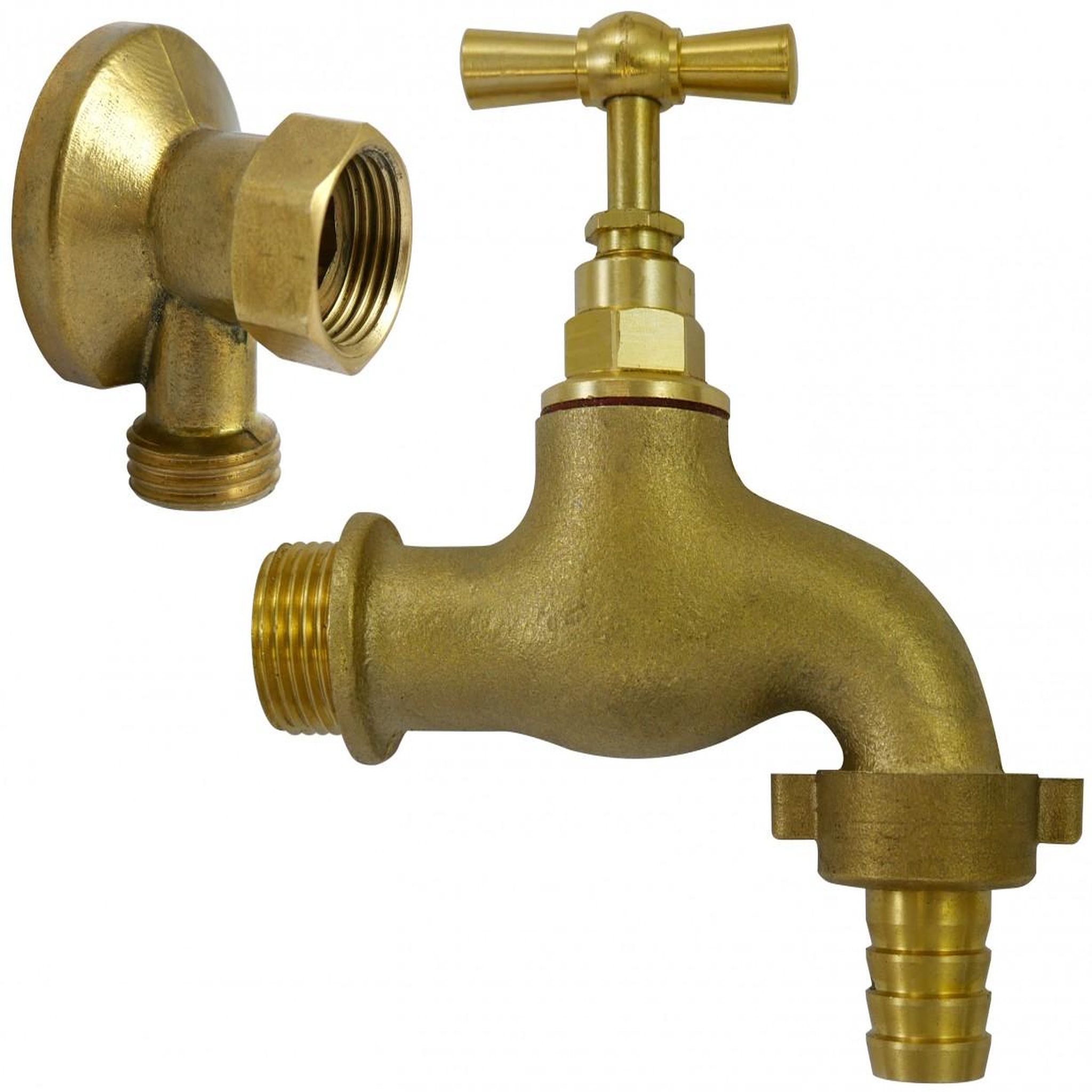CENTRALE BRICO Applique et robinet d'arrosage, mâle / femelle 15 x 21 mm 15 x 21 mm