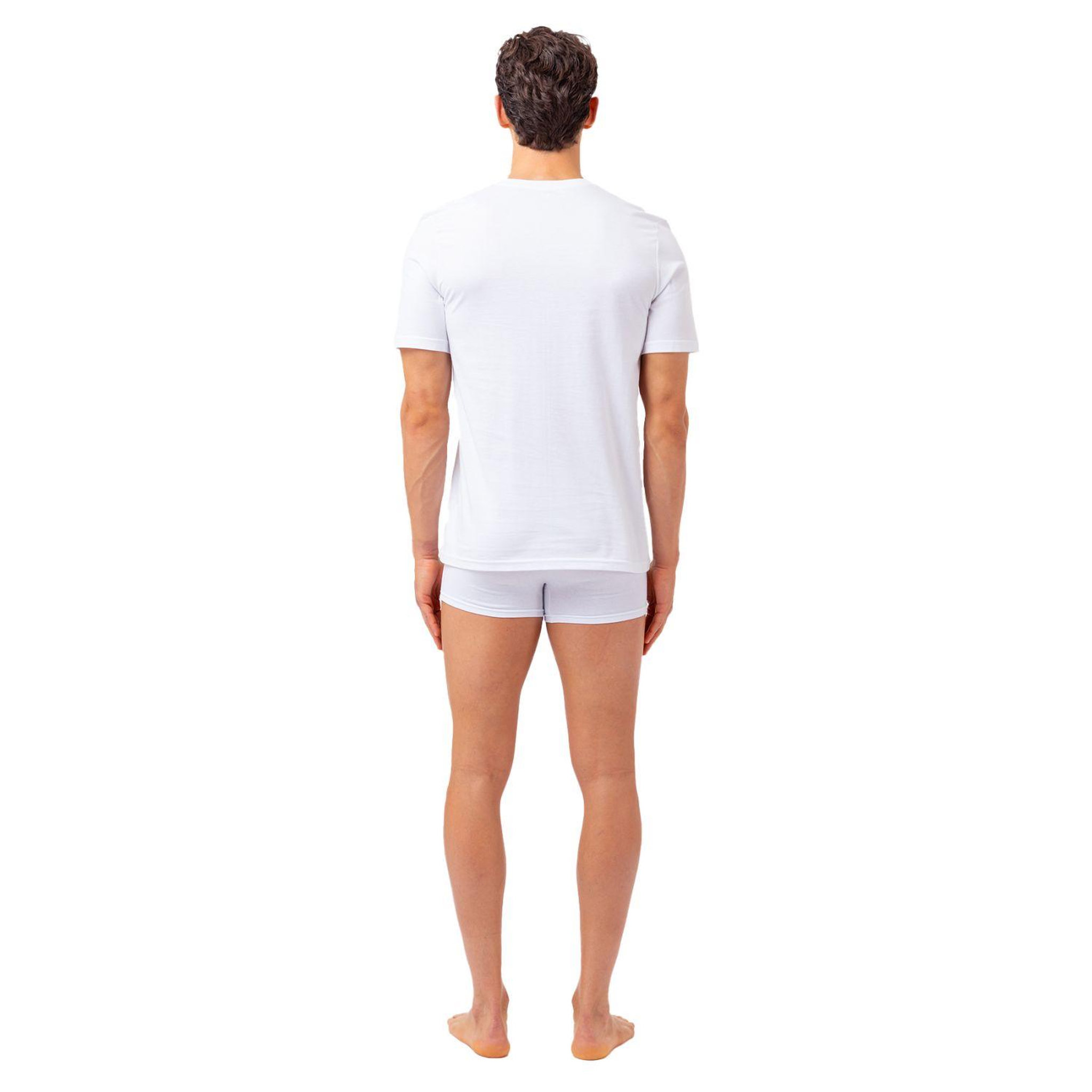 Voir la diapositive 2 : FILA Lot de 2 maillots de corps col rond homme en coton fu5053