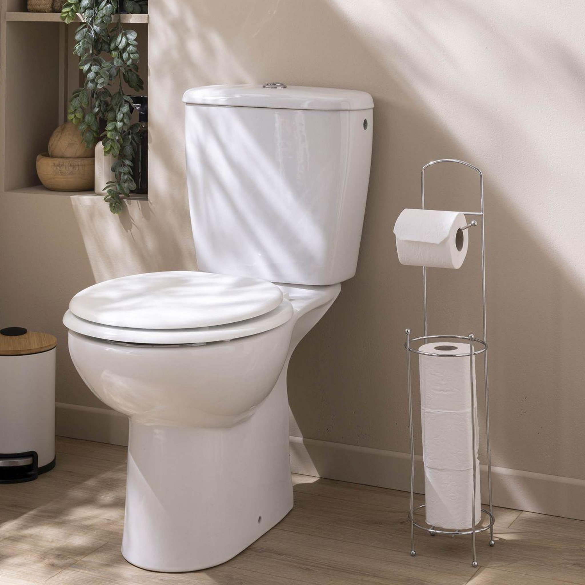 Voir la diapositive 3 : Douceur d'Intérieur Dérouleur papier wc avec réserve  filano  65cm chrome