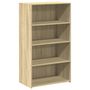 Voir la diapositive 2 : VIDAXL Buffet haut chene sonoma 70x41x124 cm bois d'ingenierie