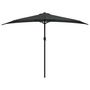 Voir la diapositive 3 : VIDAXL Parasol de balcon et mat en aluminium Anthracite 300x155cm Demi