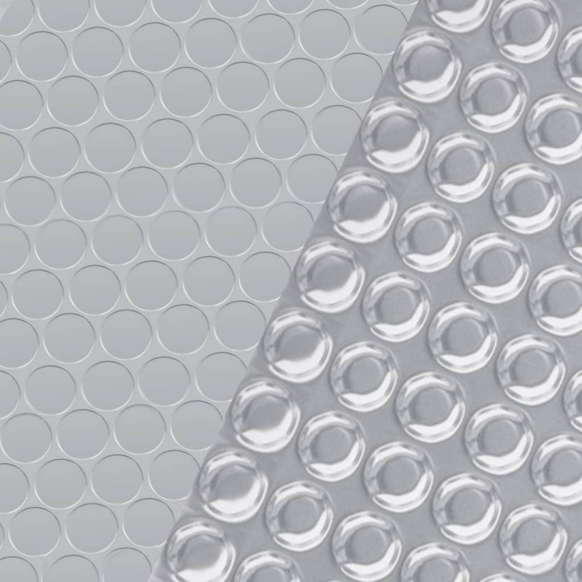 VIDAXL Couverture de piscine Argente 300 cm PE