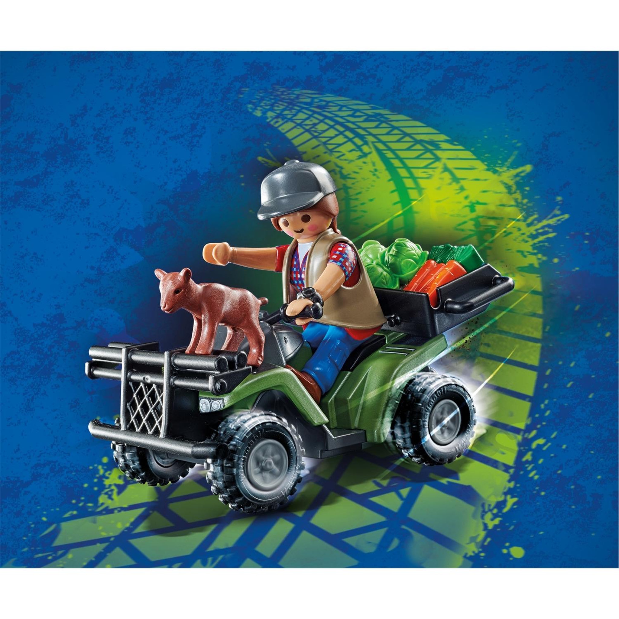 Voir la diapositive 2 : PLAYMOBIL City Action Le Quad de la ferme