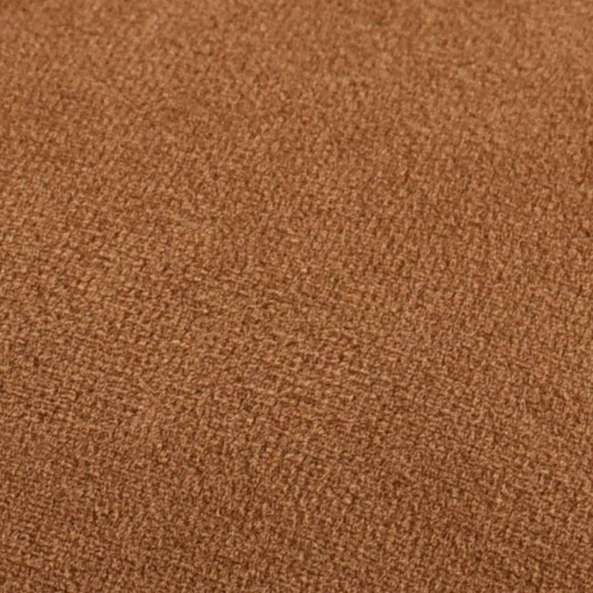 VIDAXL Tabouret Marron et dore Velours