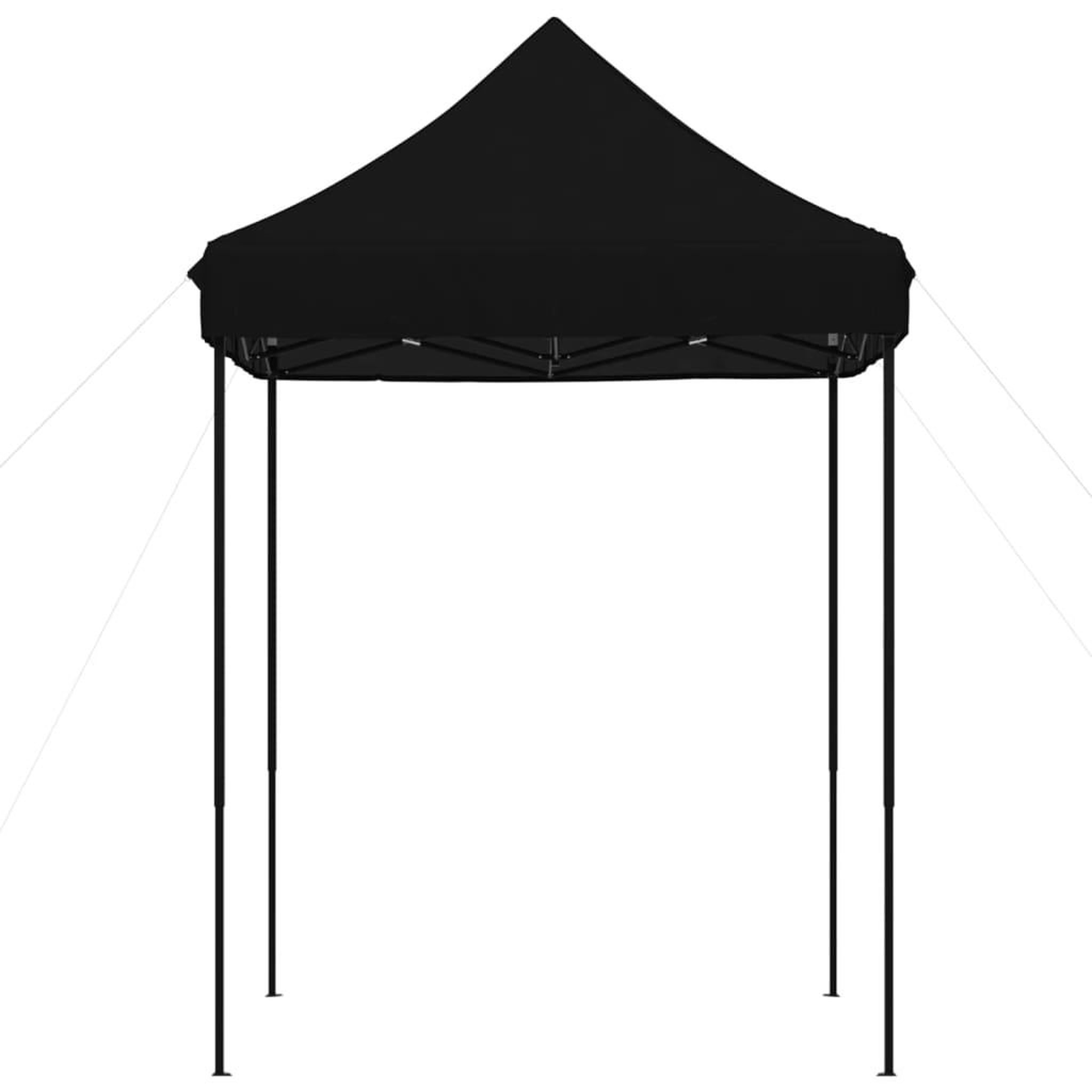 Voir la diapositive 4 : VIDAXL Tente de reception pliable escamotable noir 200x200x306 cm