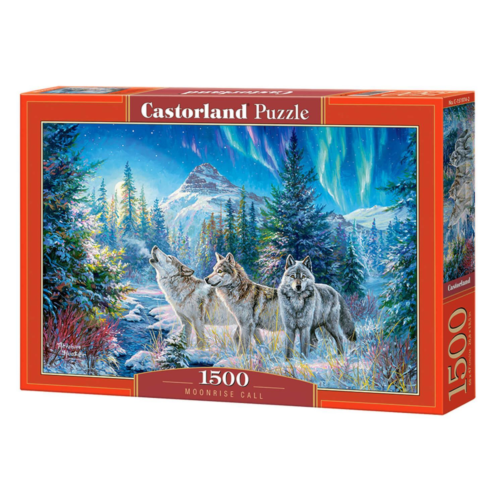 Voir la diapositive 2 : Castorland Puzzle 1500 pièces : Appel du lever de la lune