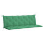 Voir la diapositive 2 : VIDAXL Coussin de banc de jardin vert 180x(50+50)x7 cm tissu oxford