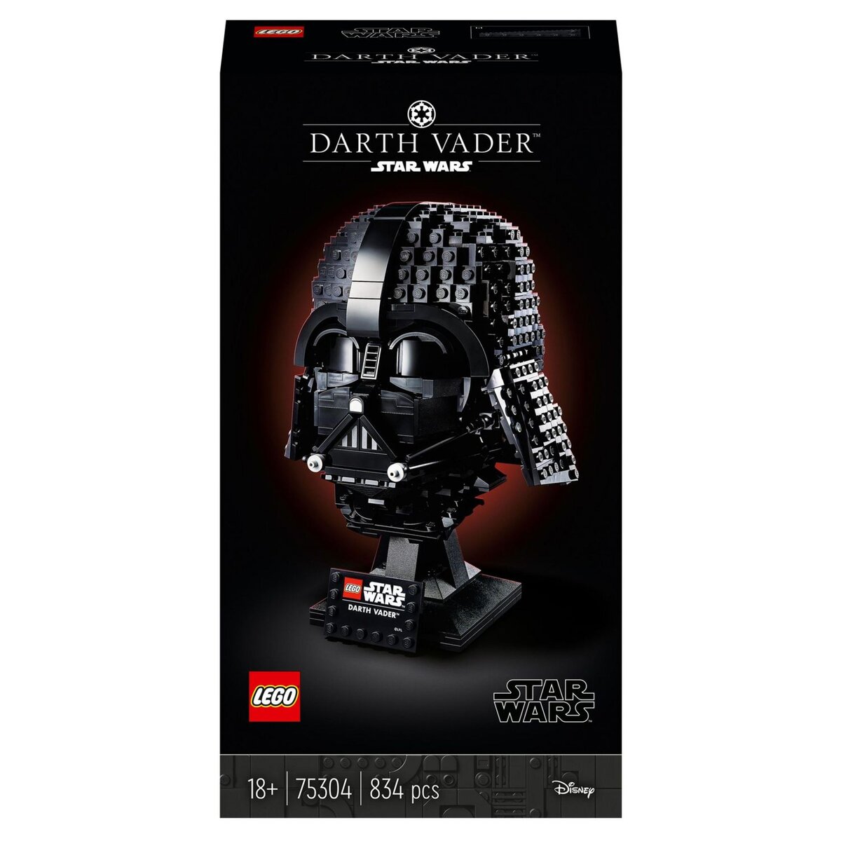 LEGO Star Wars 75304 Le Casque de Dark Vador, Kit de Maquette, Masque,  Cadeau pour Adultes pas cher 