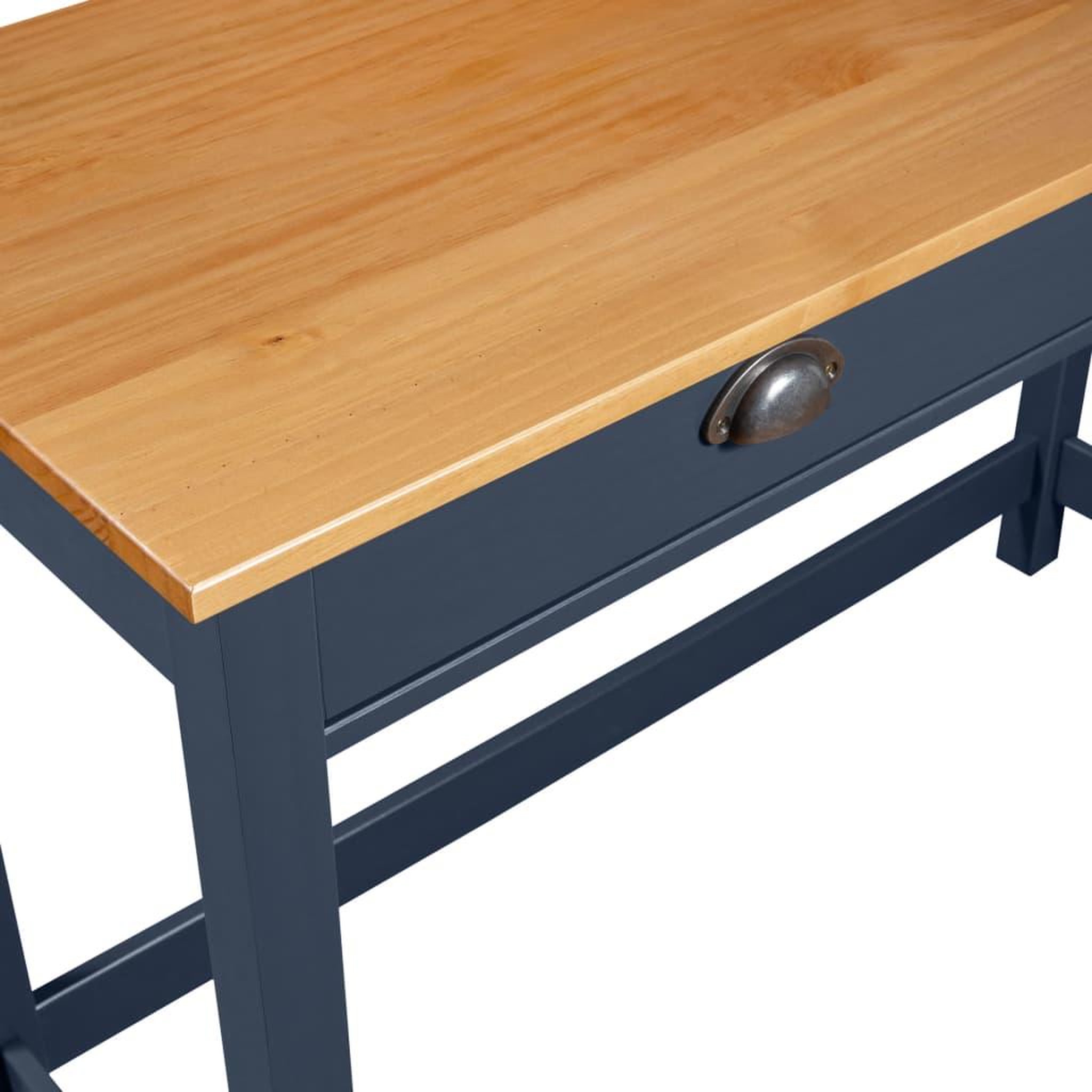 Voir la diapositive 4 : VIDAXL Table console Hill Range avec 2 tiroirs Gris 110x45x74 cm Pin