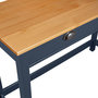 Voir la diapositive 4 : VIDAXL Table console Hill Range avec 2 tiroirs Gris 110x45x74 cm Pin