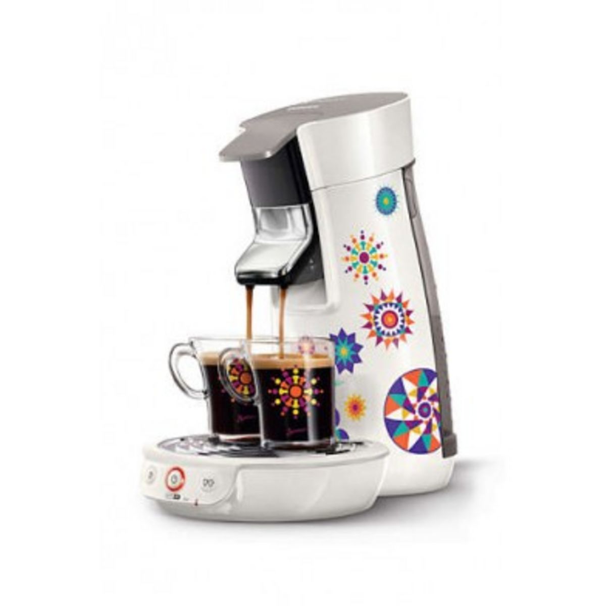 PHILIPS Cafetiere a dosette HD 7826/01Senseo blanc édition limitée