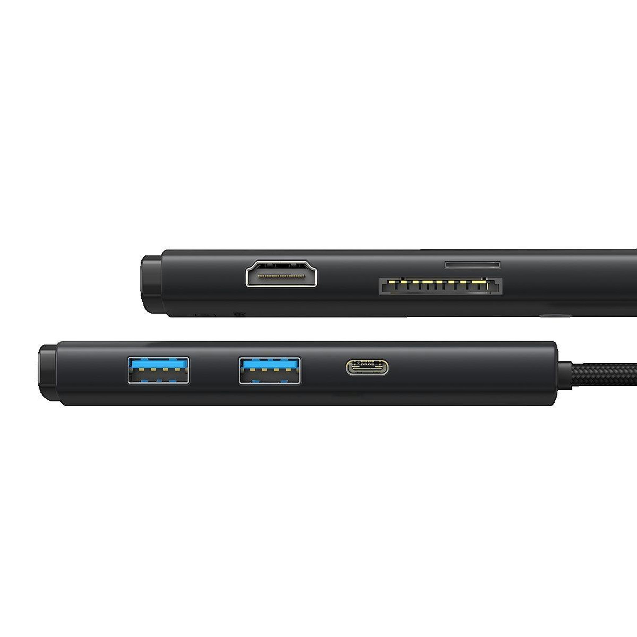 Voir la diapositive 3 : BASEUS Hub USB-C Baseus Lite Series Noir multifonctionnel