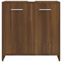 Voir la diapositive 5 : VIDAXL Armoire de bain Chene marron 60x33x60 cm Bois d'ingenierie