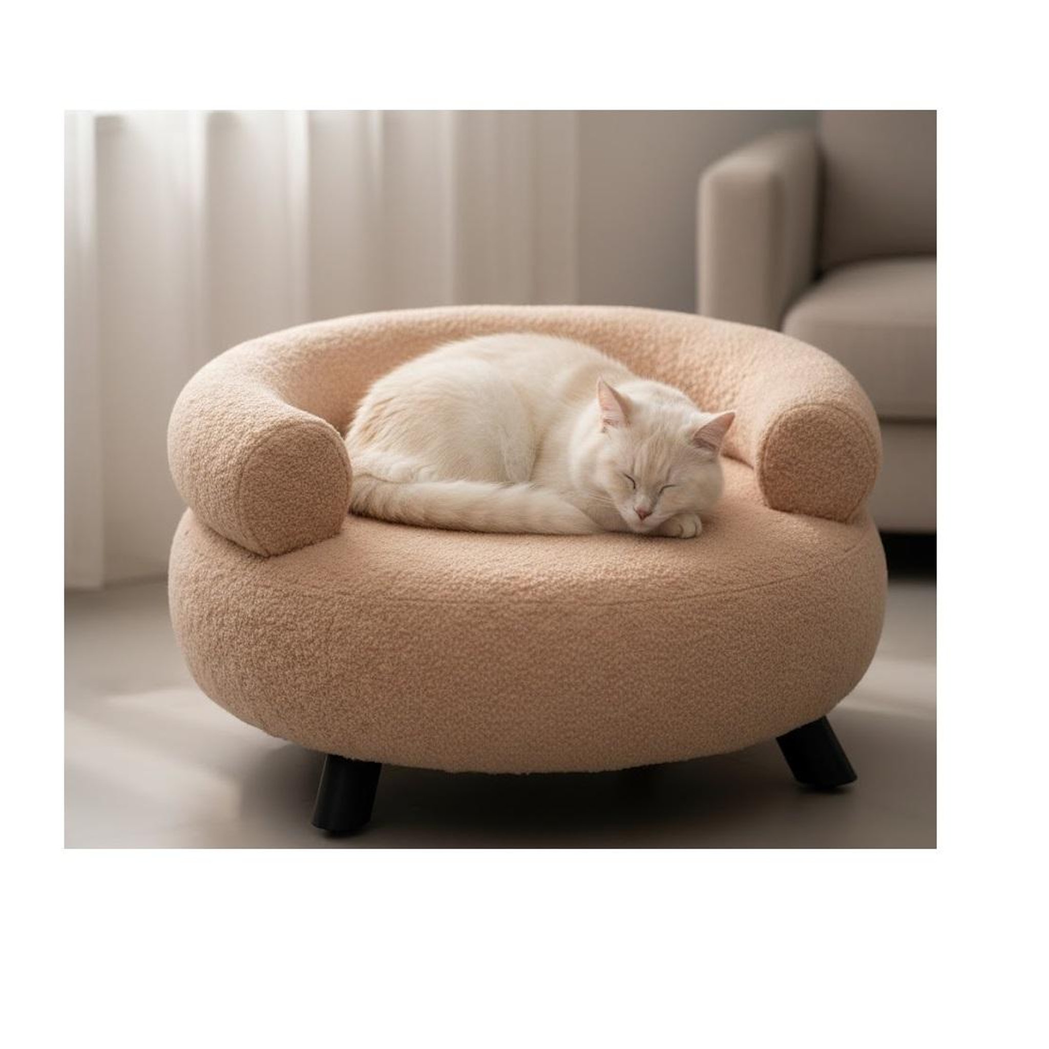 Voir la diapositive 2 : Eden Fauteuil pour chien ou chat bouclette