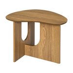 The Home Deco Factory Table d'appoint asymétrique en bois CALYPSO - Beige