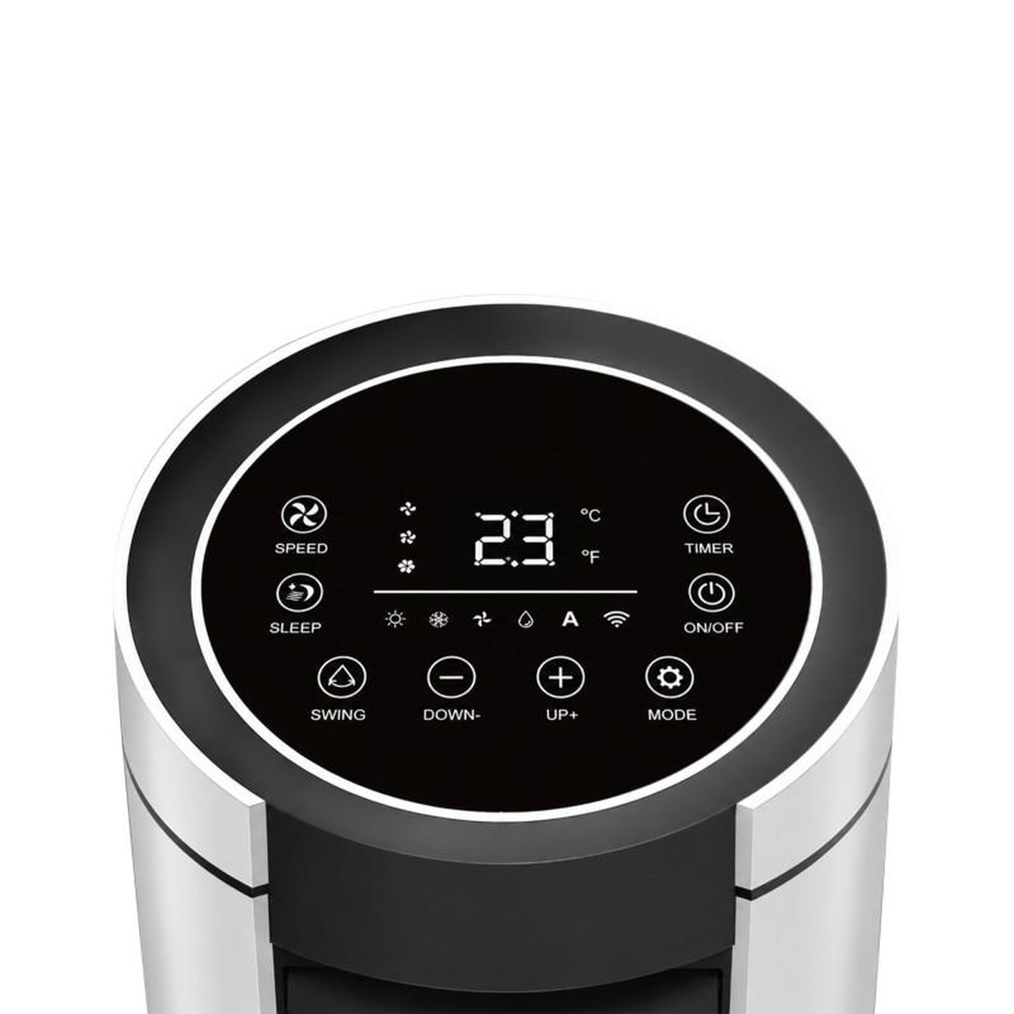 Voir la diapositive 6 : GENERIQUE Climatiseur Mobile - 9000 Btu/h - 3 En 1 - Télécommande - Minuterie 24 H