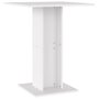 Voir la diapositive 2 : VIDAXL Table de bistro Blanc 60x60x75 cm Bois d'ingenierie