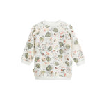 Petit Béguin Robe bébé en molleton Lily. Coloris disponibles : Beige