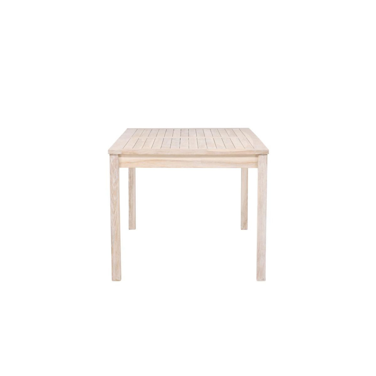 Paris Prix Table de Jardin en Teck  Kenya  180cm Naturel