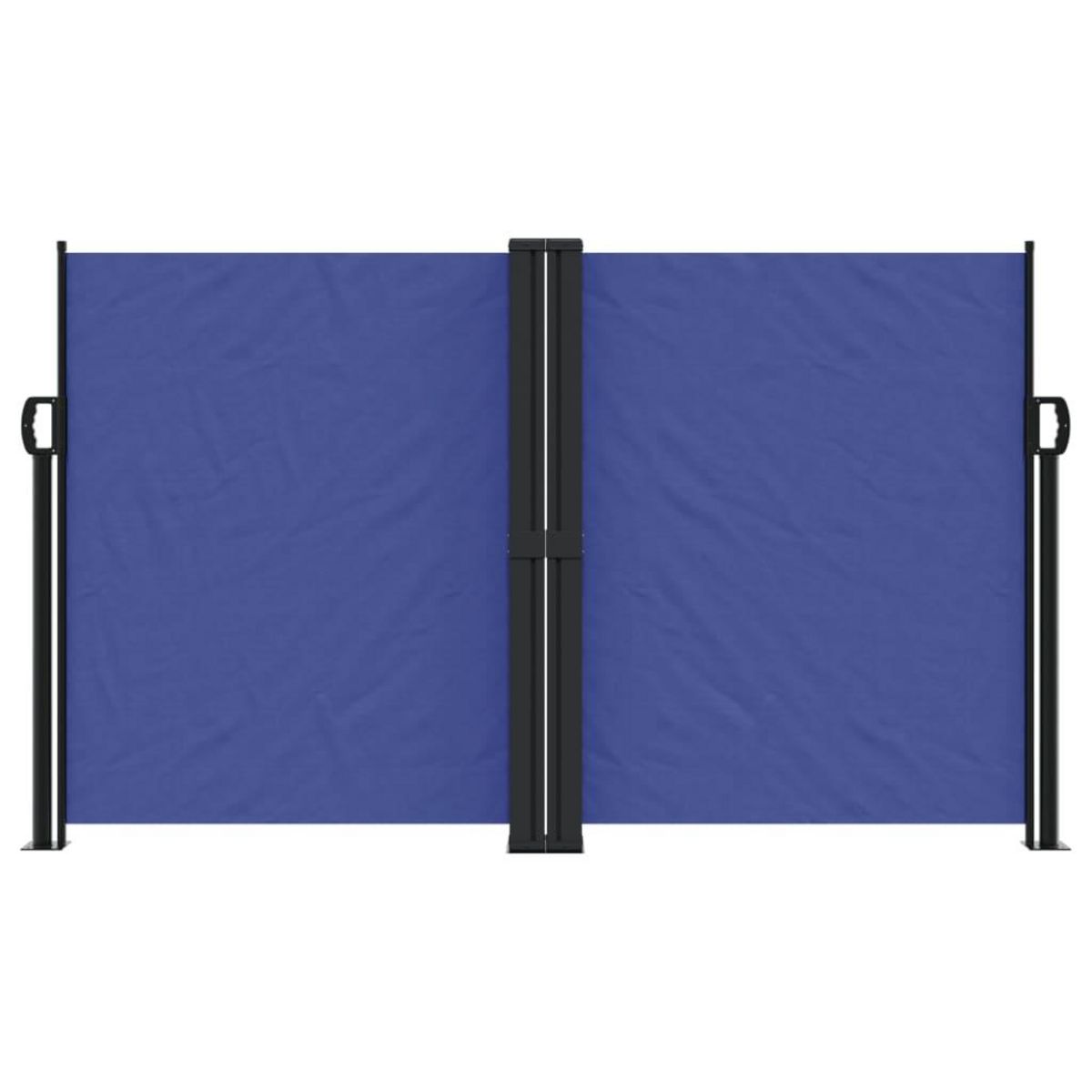 VIDAXL Auvent lateral retractable bleu 140x600 cm