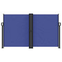 Voir la diapositive 3 : VIDAXL Auvent lateral retractable bleu 140x600 cm
