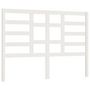 Voir la diapositive 2 : VIDAXL Tete de lit Blanc 166x4x104 cm Bois massif de pin