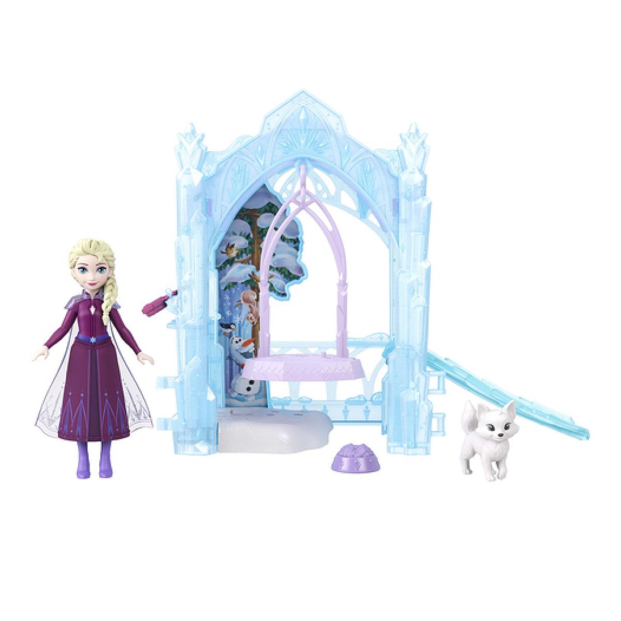 Voir la diapositive 3 : MATTEL Disney Frozen – Le Refuge de Glace d Elsa