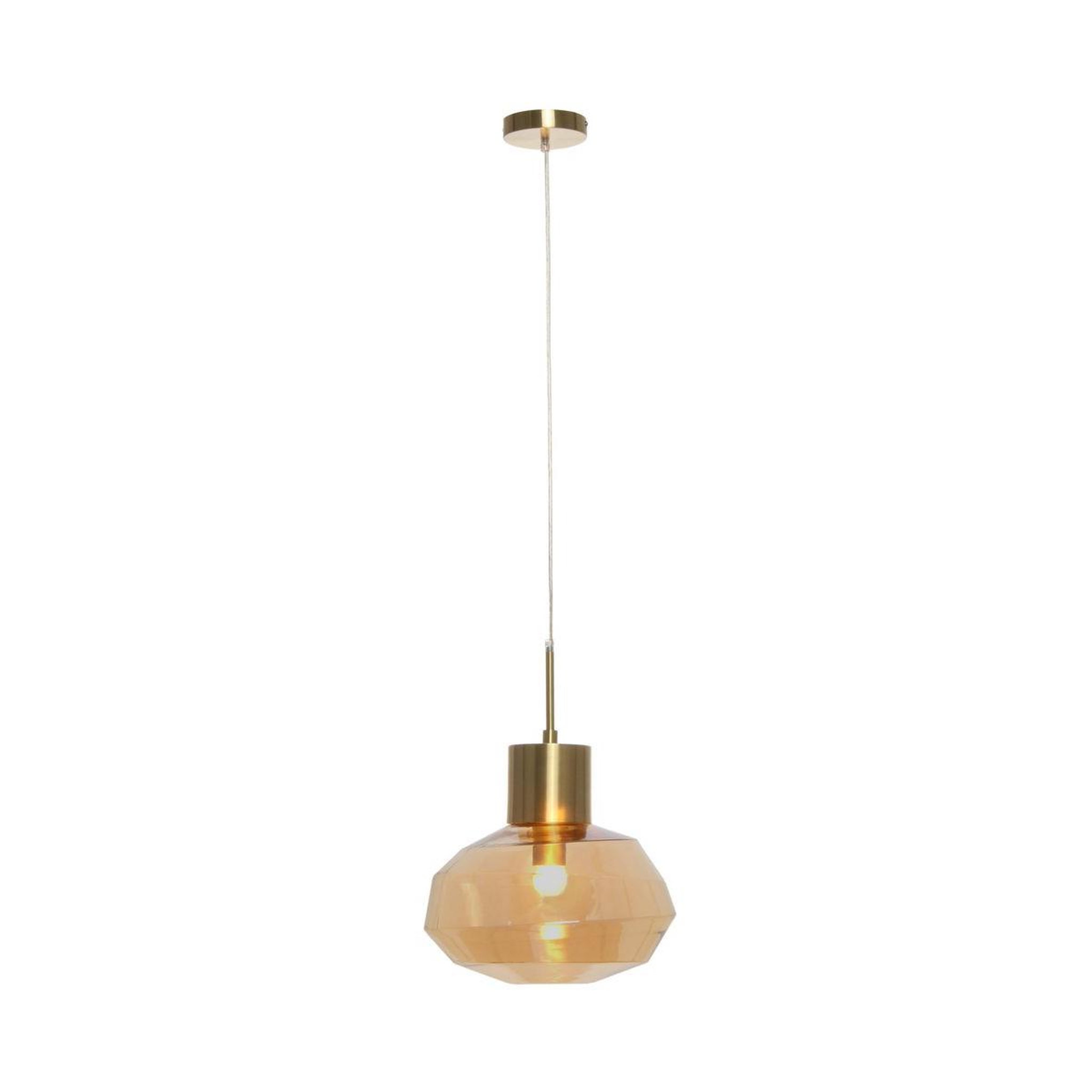 Voir la diapositive 4 : Paris Prix Lampe suspension design  vince  32cm ambre