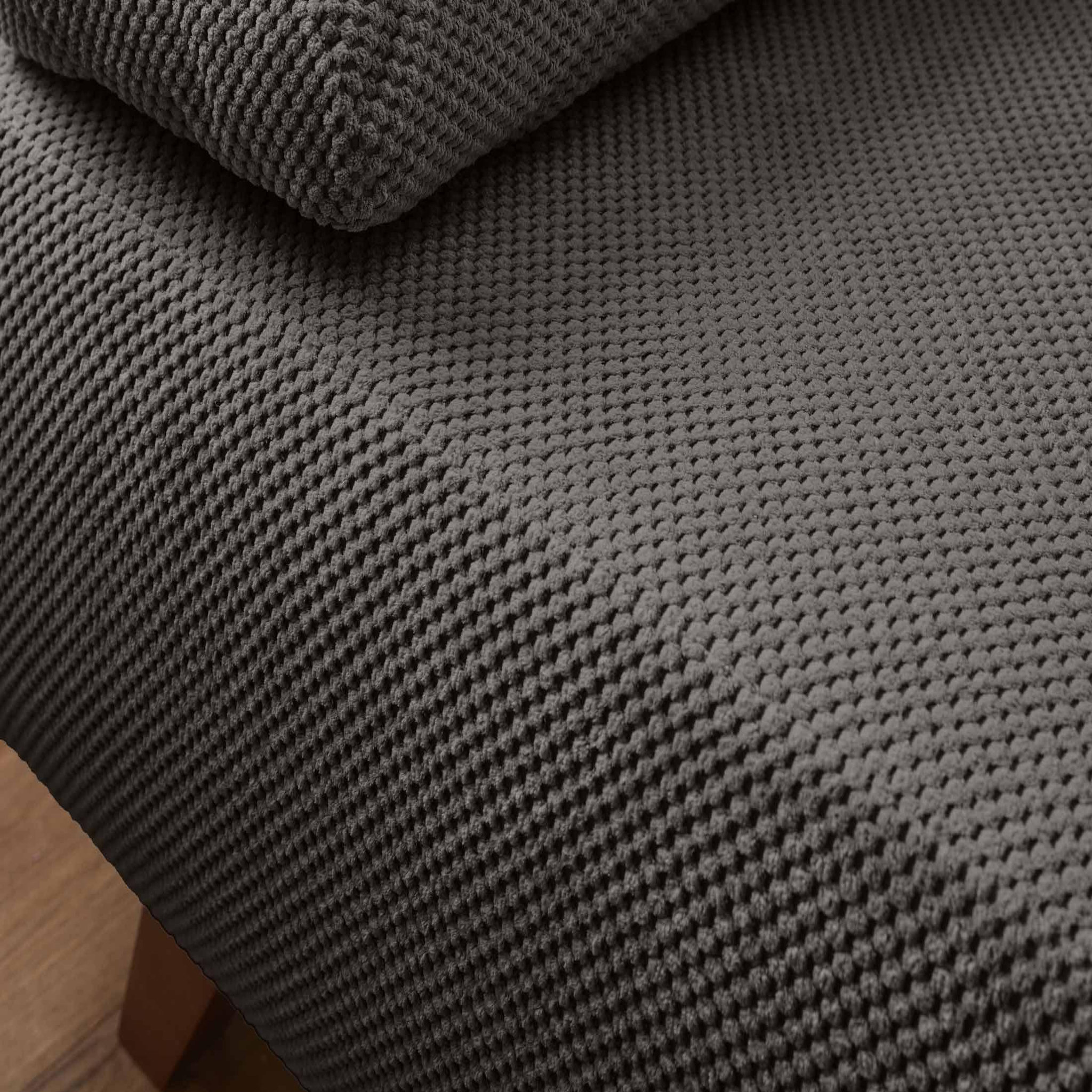 Voir la diapositive 4 : BEST MOBILIER Cristal - canapé 3 places - convertible avec coffre - en velours texturé