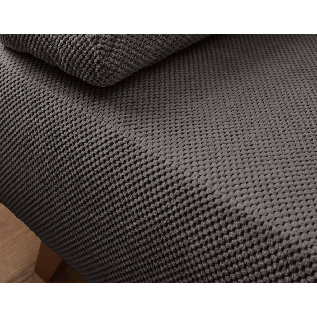 BEST MOBILIER Cristal - canapé 3 places - convertible avec coffre - en velours texturé