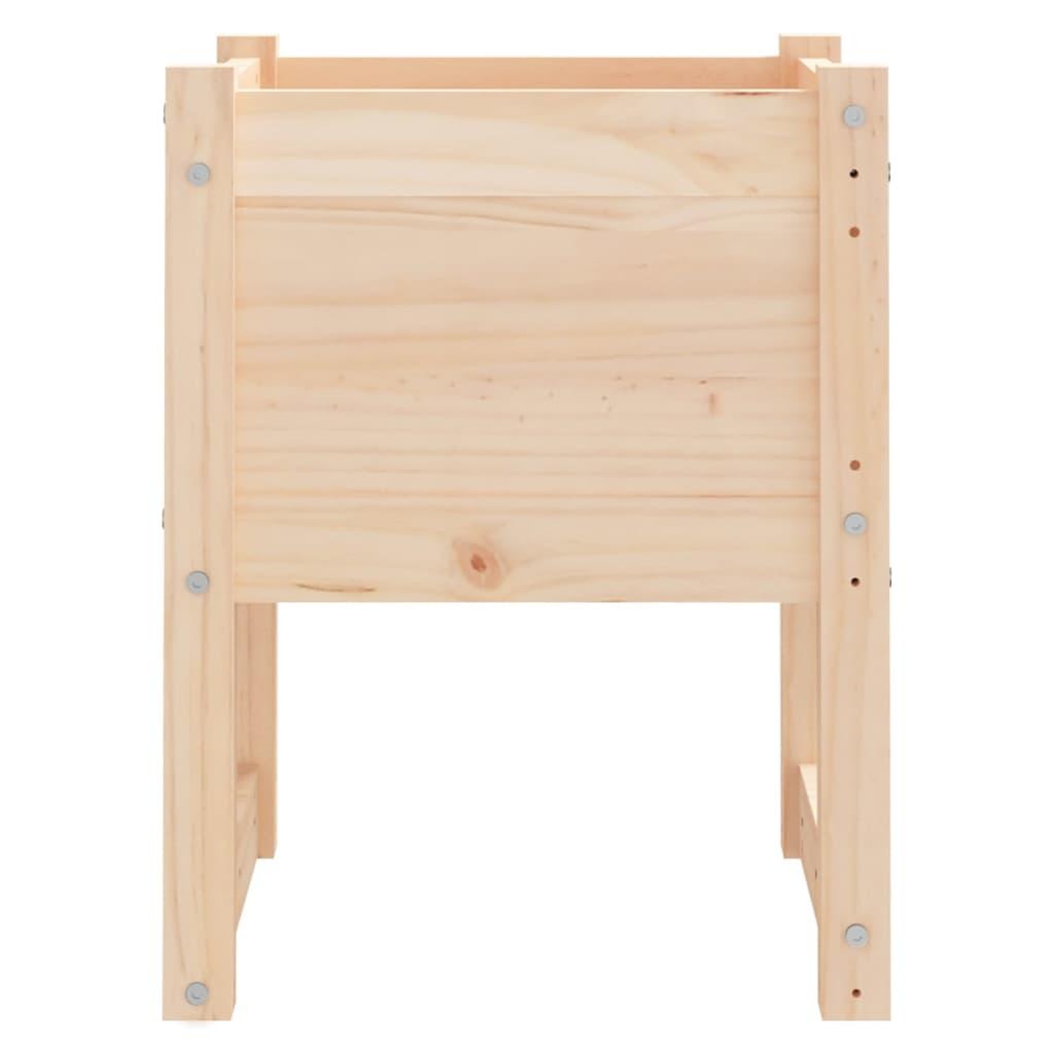 Voir la diapositive 5 : VIDAXL Jardinieres 2 pcs 40x40x52,5 cm Bois massif de pin