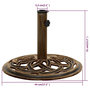 Voir la diapositive 6 : VIDAXL Socle de parasol Bronze 44x44x31 cm Fonte