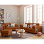 Voir la diapositive 2 : LISA DESIGN Anna - pouf en velours - pieds en bois