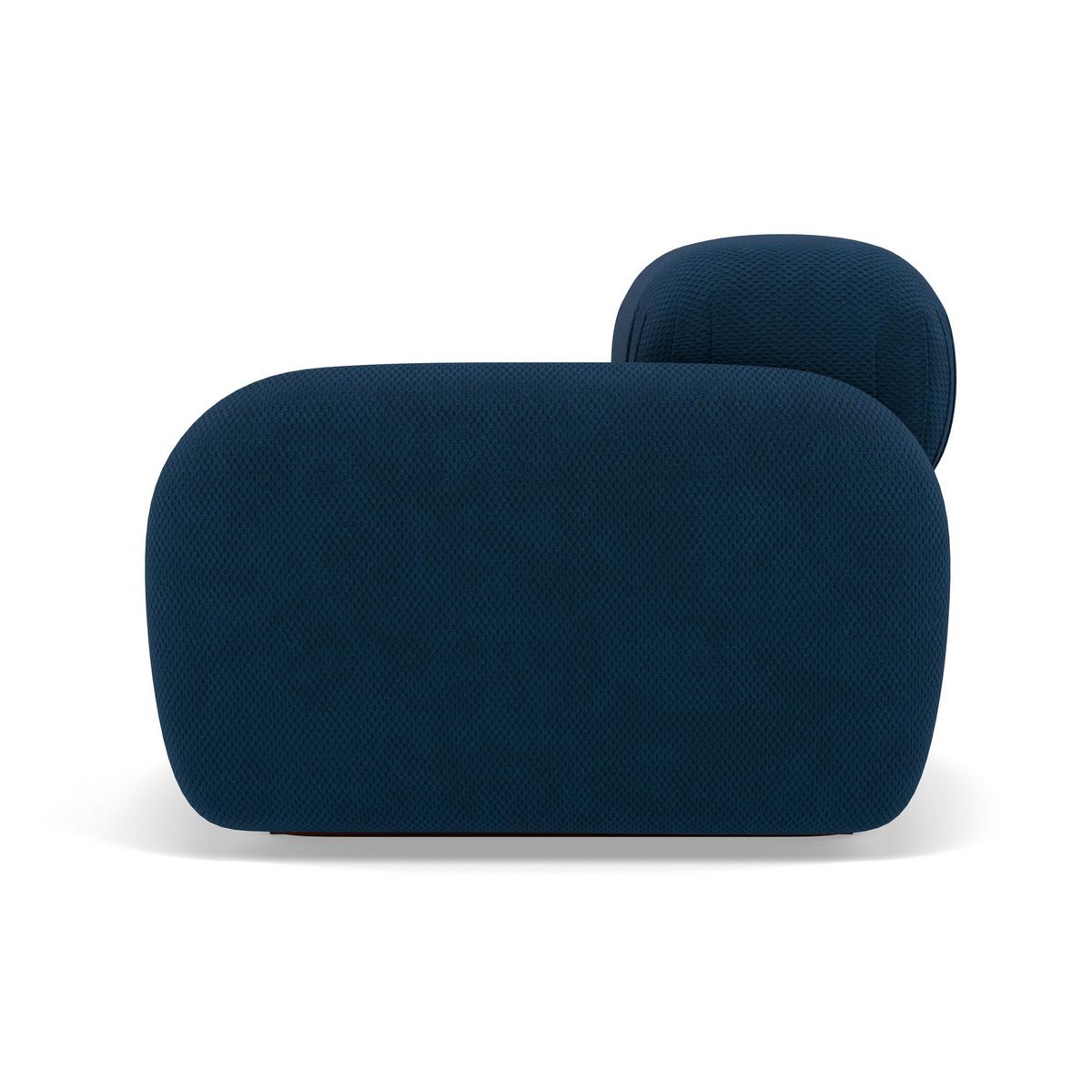 LISA DESIGN Penelope - module d'assise droit en velours texturé