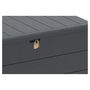 Voir la diapositive 5 : DURAMAX Coffre de rangement jardin - Résine - Gris - 416L