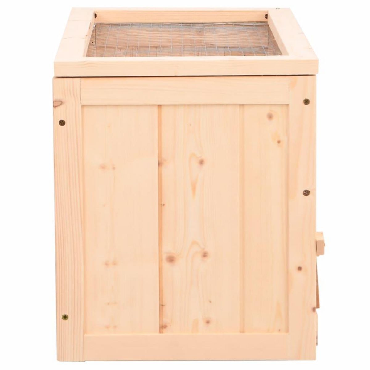 VIDAXL Cage a hamster 60x30x35 cm bois massif de sapin