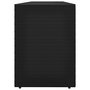 Voir la diapositive 5 : VIDAXL Armoire de rangement jardin Noir 198x55,5x80 cm Resine tressee