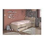 Voir la diapositive 2 : PARISOT Lit enfant ESCALE 90x190/200 cm - Décor chene - Tete de lit + 2 tiroirs - L121,5 x H88,6 x P216,8 cm