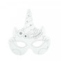 Voir la diapositive 2 : Graine créative 6 masques plats en carton a decorer  theme licorne