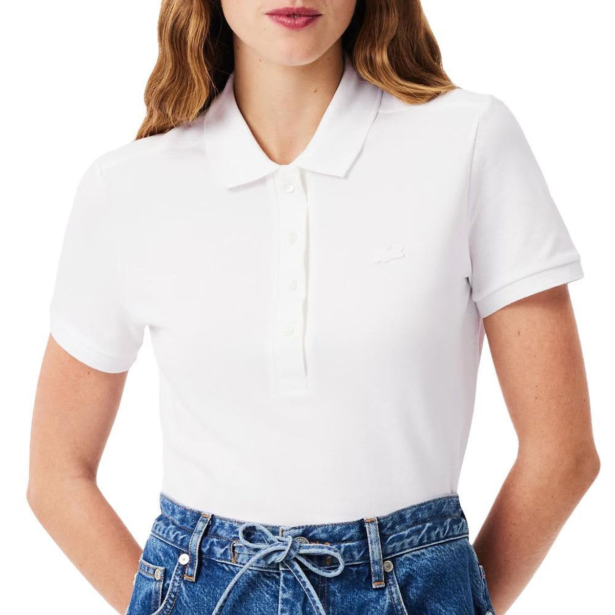 Lacoste Polo Blanc Femme Lacoste PF5462