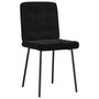 Voir la diapositive 3 : VIDAXL Chaises a manger lot de 4 Noir Velours