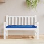 Voir la diapositive 3 : VIDAXL Coussin de banc de jardin bleu 120x50x7 cm tissu oxford