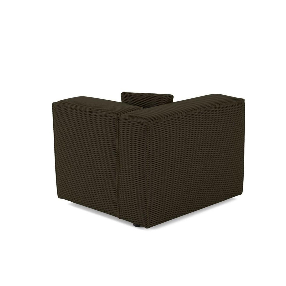 LISA DESIGN Arty - module d'assise gauche - en tissu mailles 3d